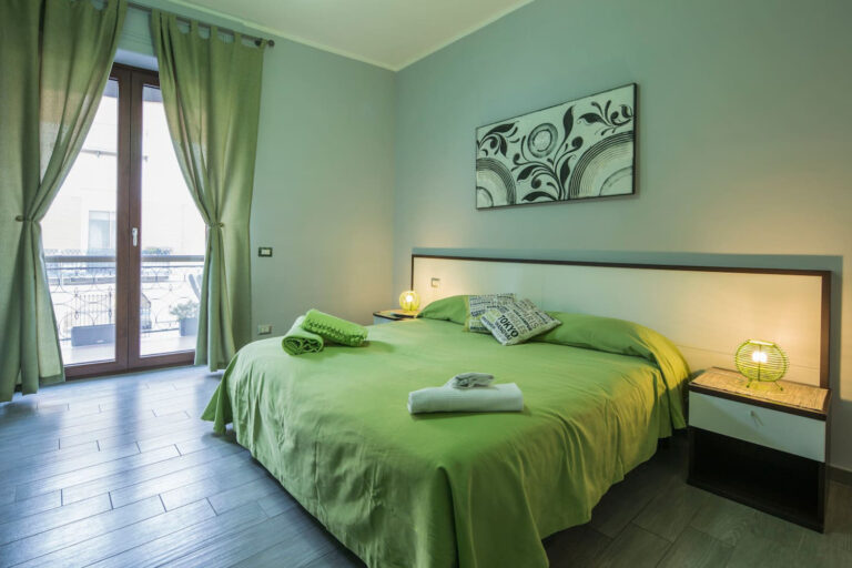 Bed and Breakfast BB Eco Pompeii green double room with balcony 6 768x512